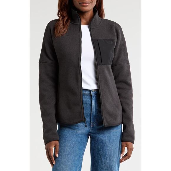 The North Face Front Range Fleece Jacket Gray-Black women’s zipper jacket Size S - Picture 2 of 12